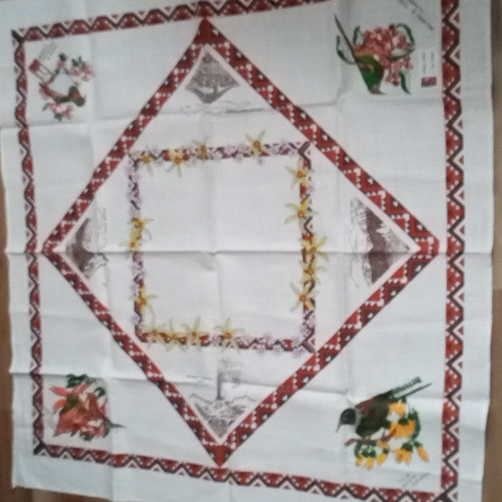 Pure Linen Tablecloth Of Auckland New Zealand 35" X 36"